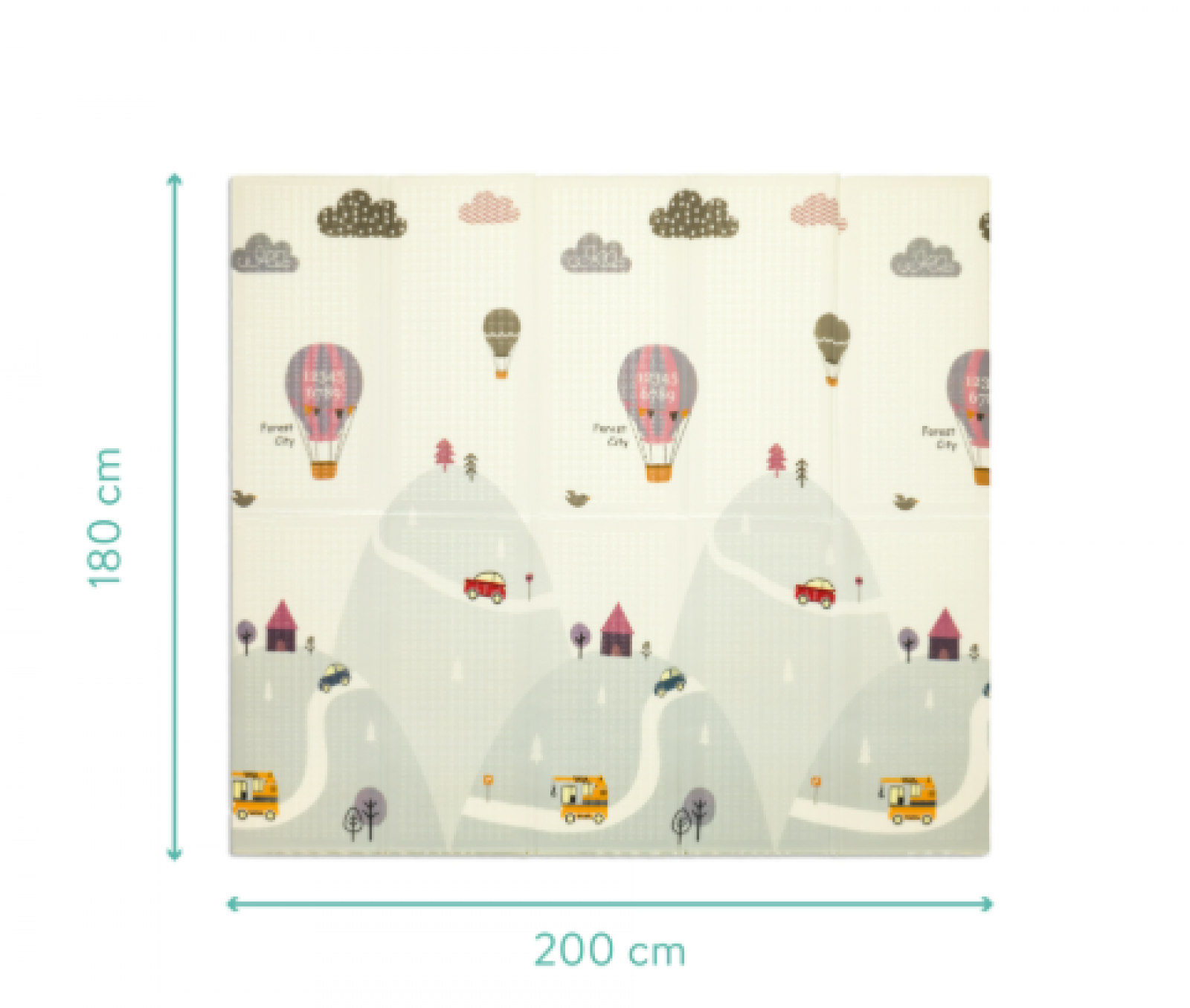 Tapis de sol Montgolfière 180cm*200cm 2212-02 - photo 8