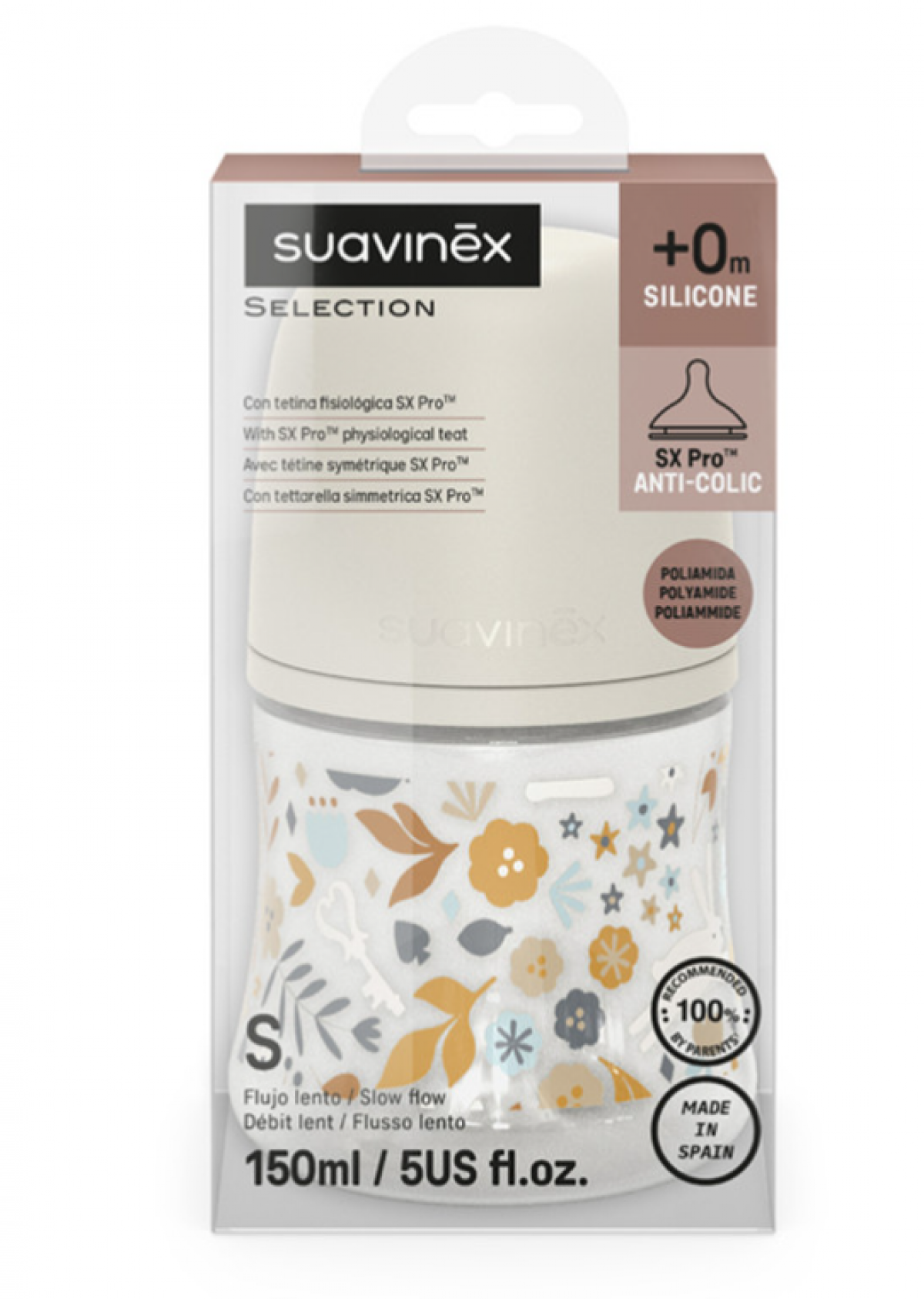 Biberon 150ml tétine SXPro S - Wonderland Beige - photo 7