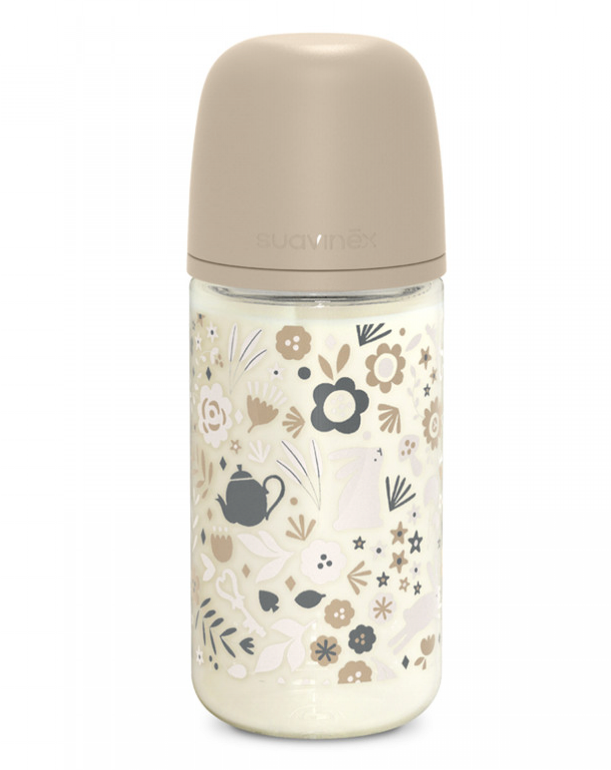 Biberon en verre avec tétine symétrique SX Pro M 240ml Wonderland Beige - photo 8