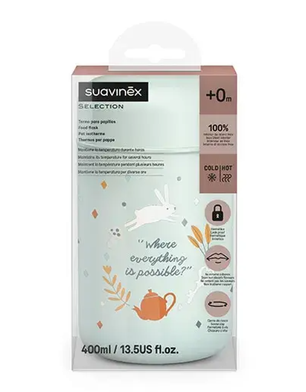 Pot isotherme 400ml Wonderland Bleu - photo 7