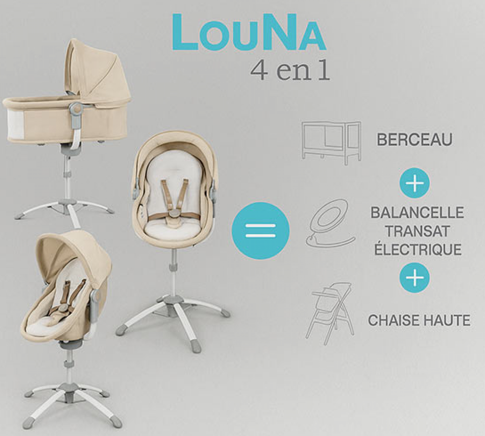 Berceau Louna 4 en 1 multifonctions - photo 9