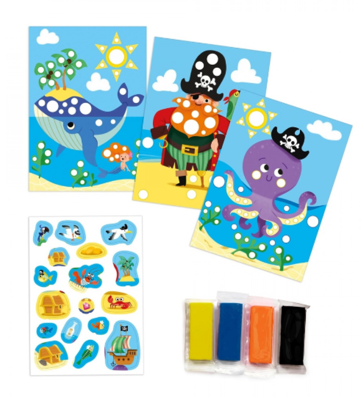 Pâte à modeler et gommettes - Pirates - photo 7