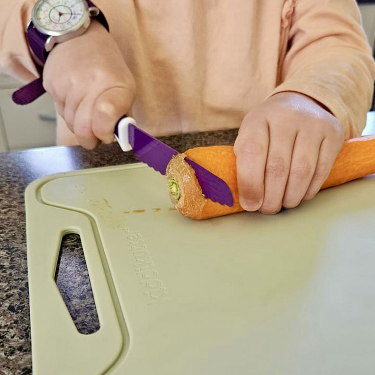 Couteau d apprentissage Kiddikutter - assortiment de couleurs - photo 7
