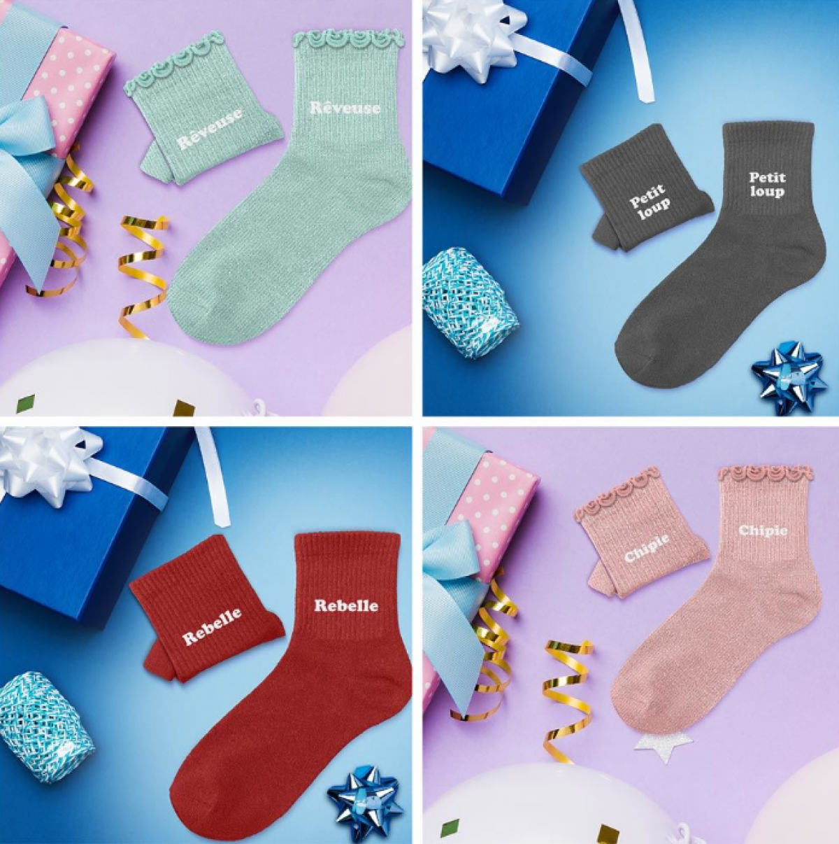 Chaussettes paillettes & dépareillées - photo 7