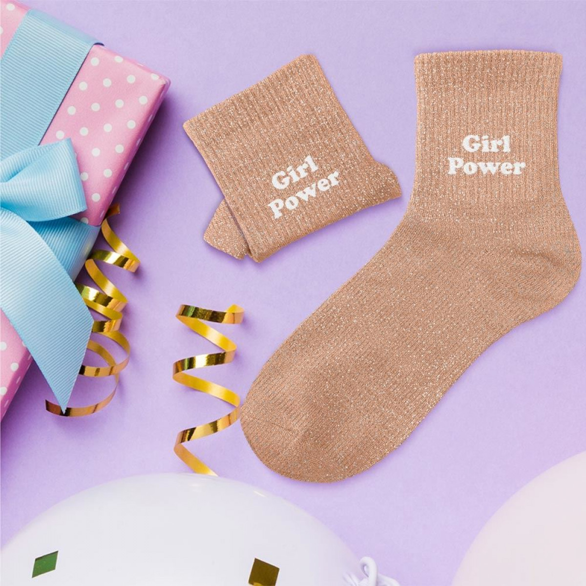 Chaussettes paillettes, à messages & dépareillées - Enfant - photo 22