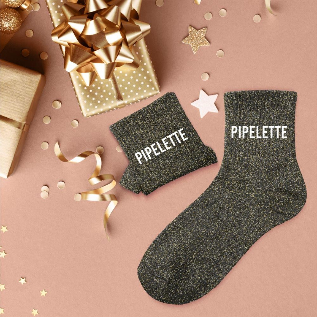 Chaussettes à paillettes, à messages & dépareillées - Adulte - photo 33