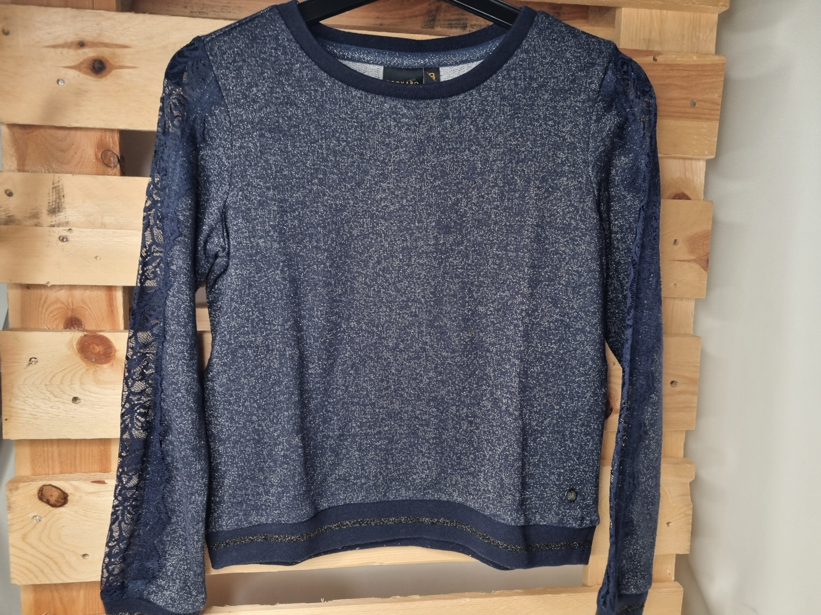 T-shirt manches longues marine chiné - photo 6