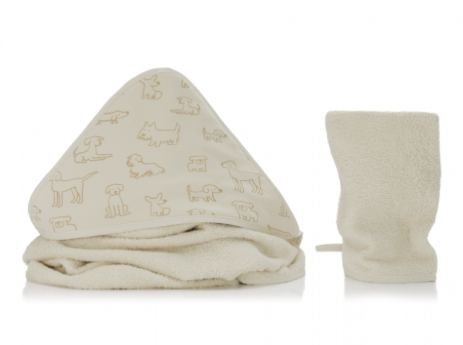 Cape de bain 100*100cm - Chein beige 1030-29 - photo 6