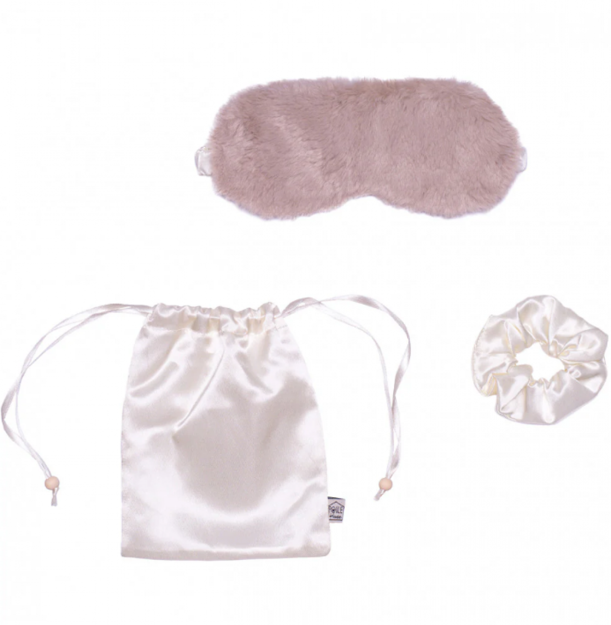 Masque de sommeil et chouchou en satin - photo 8