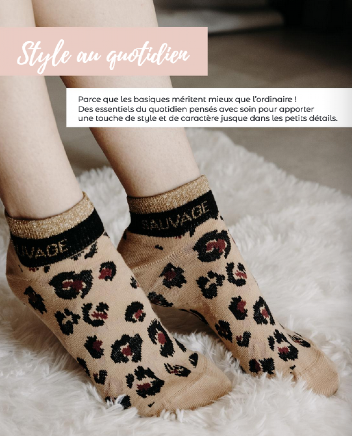 Chaussettes sneakers fantaisie lurex Poule House - ass - photo 7
