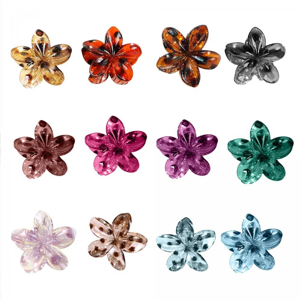 Pince à cheveux fleurs paillettes Leopard - photo 7