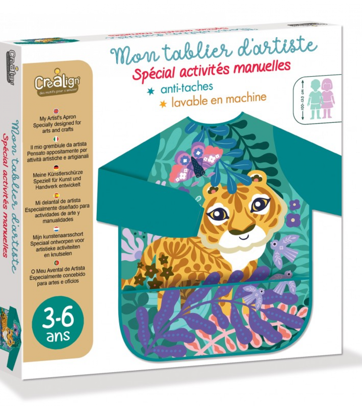 Mon 1er tablier d artiste tigre 3-6 ans - photo 7