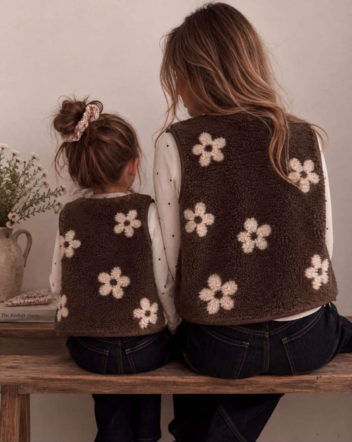Gilet sans manches moumoute marron - 26297 - photo 7