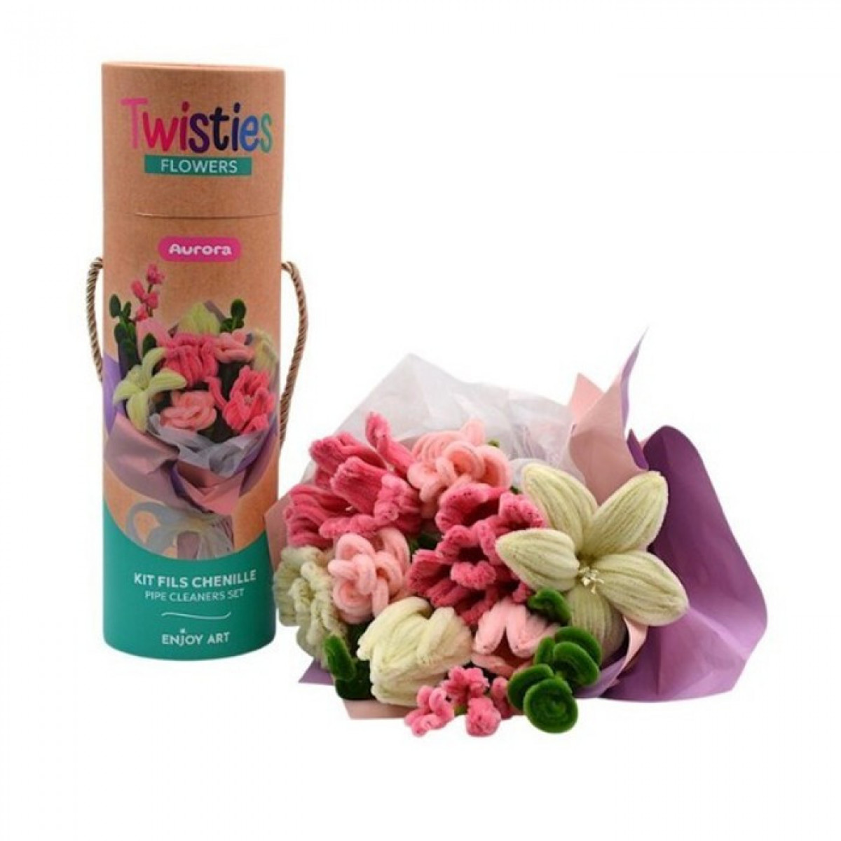 ENJOY ART Kit fils chenille bouquet Aurora Twisties - photo 7