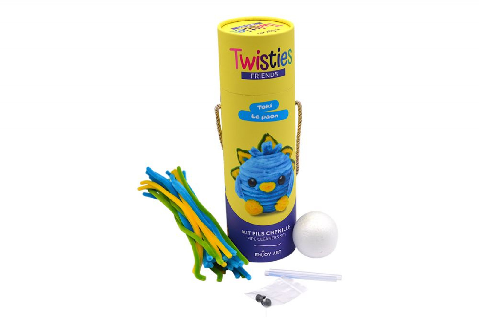 ENJOY ART Kit fils chenille Paon Twisties - photo 6