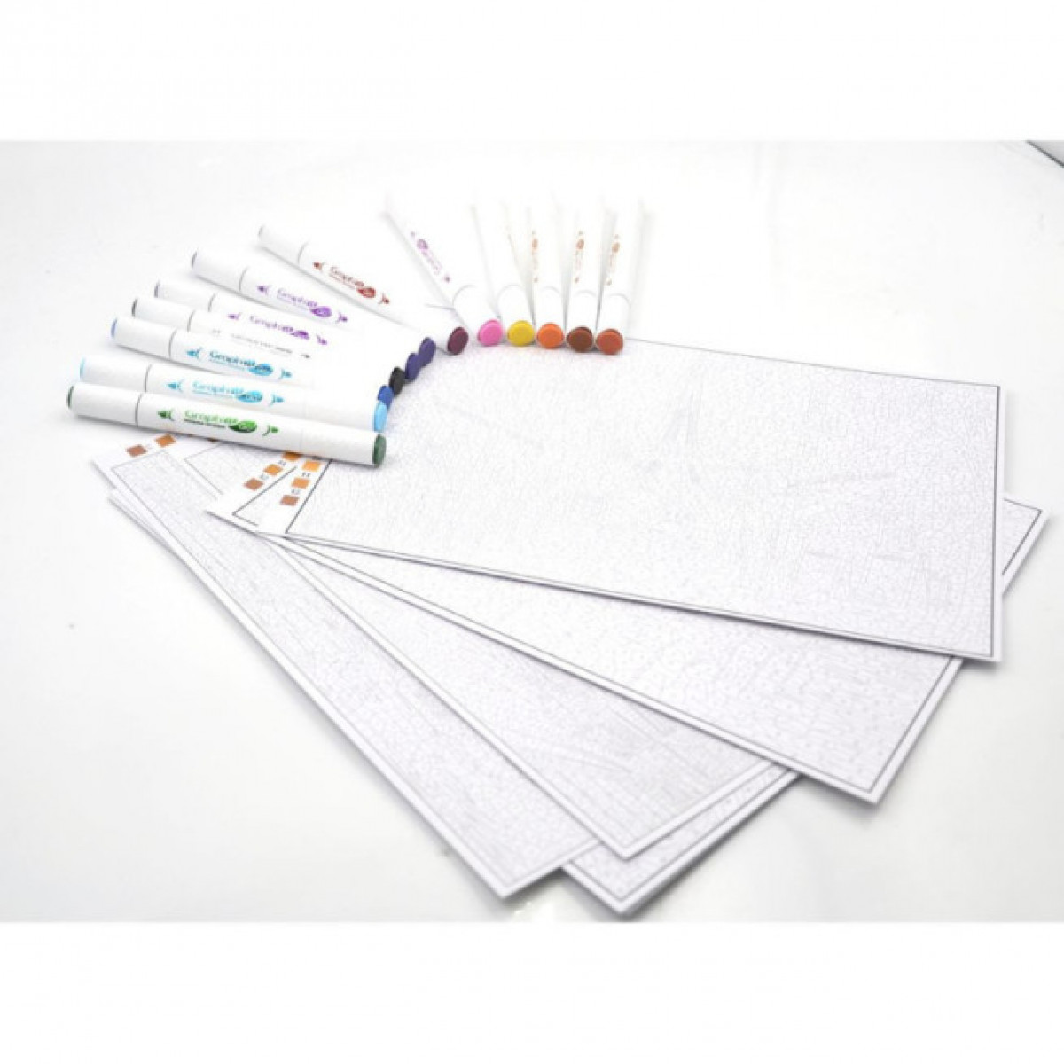 GRAPH'IT GO Kit Coloriage Mystère - CITY SUNSET - photo 7