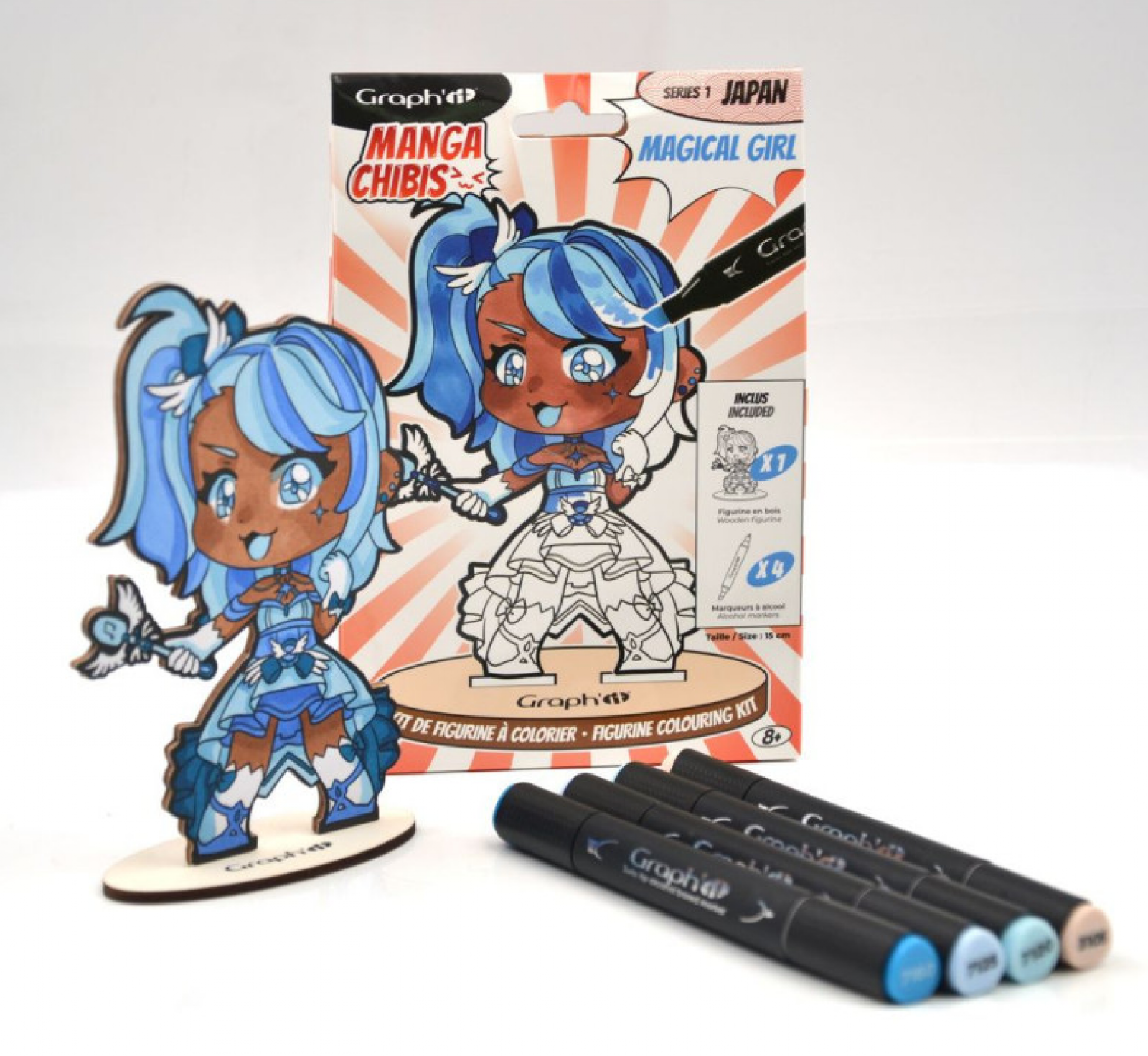 GRAPH'IT CHIBIS - KIT COLORIAGE FIGURINE - MAGICAL GIRL - photo 6