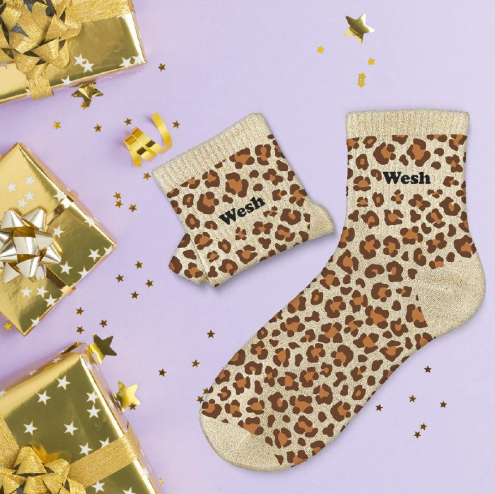 Chaussettes à paillettes, à messages & dépareillées - Adulte - photo 6