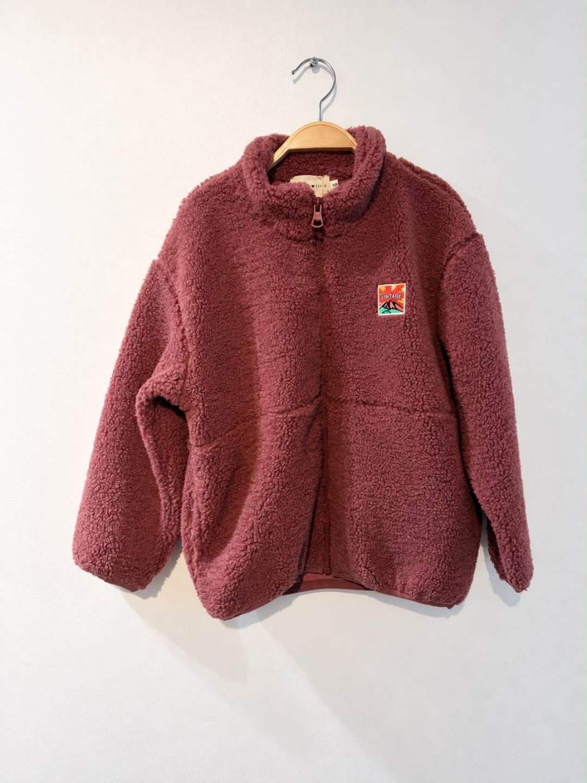 Veste moumoute avec patch Prune - V26307 - photo 7