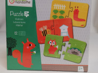 Puzzle 2 pièces - Habitats des animaux - photo 7