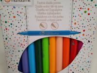 Pochettes de 12 feutres doubles pointes - photo 7