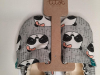 Chaussons TITOT - Panda gris - Boutique Toup'tibou - photo 7