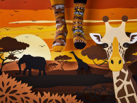 Chaussettes Many Morning - Safari trip - Boutique Toup'tibou - photo 7