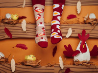 Chaussettes Many Morning - Egg and chicken - photo 7