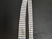 Cravate grise ligné bleu - photo 7