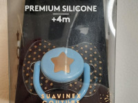 Sucette Haute Couture forme ronde en silicone bleu ciel 4m+ - photo 7