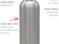 Gourde inox Sporty 1L - photo 8