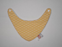 Bavoir bandana 0-6M - fait main Mod 9 - photo 7