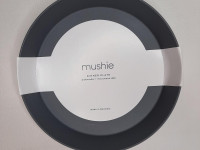 Lot de 2 assiettes anthracite rond Mushie - photo 7