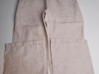 Pantalon lin écru Taille 36 - Boutique Toup'tibou - photo 7