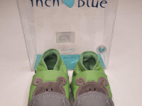 Chaussons en cuir 0-6 mois Hippo Green grey - photo 7