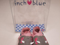 Chaussons en cuir 0-6 mois Elephant baby pink/grey - photo 7