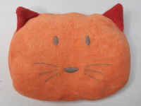 Bouillotte en noyaux de cerise - chat orange - photo 7