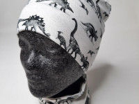 Set bonnet coton + col Ul&Ka - Dino - photo 8
