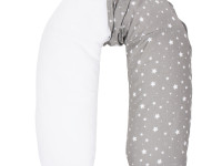 Coussin d'allaitement gris à étoile 160cm - 407-708 - photo 10