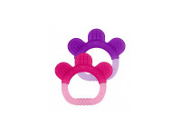 Jouets de dentition silicone rose et mauve - photo 7