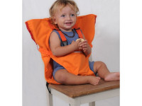Sack'n seat chaise bébé nomade orange à pois vert - photo 9