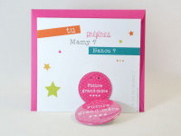 Carte badge - Tu préfères Mamy? Nanou? - photo 12