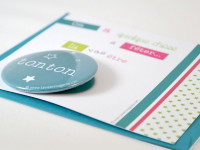 Carte badge - On a quelque chose à fêter tu vas être tonton - photo 11