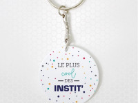 Porte clé - Le plus cool des instit - Boutique Toup'tibou - photo 7