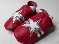 Chaussons en cuir Baby Dutch - Fushia star - Taille L - photo 8