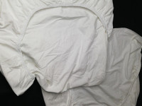 Lot de 2 draps housse blanc 60*120cm - photo 7