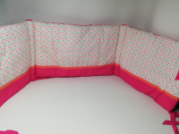 Tour de lit coloré avec des coeurs - Boutique Toup'tibou - photo 7