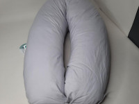 Coussin d'allaitement 190cm intérieur mousse - Gris uni - 419-07 - photo 9