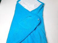 Couverture enveloppante turquoise - Boutique Toup'tibou - photo 7