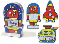 3 puzzles en bois évolutifs - Espace - photo 9